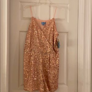 NWT sequin romper